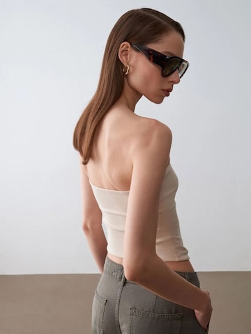 Dilvin Blusen in Beige