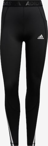 ADIDAS SPORTSWEAR Skinny Sporthose in Schwarz: predná strana