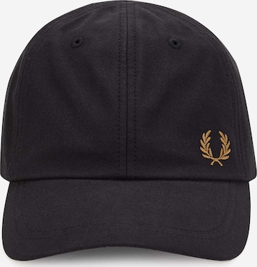 Fred Perry Cap in Black: front