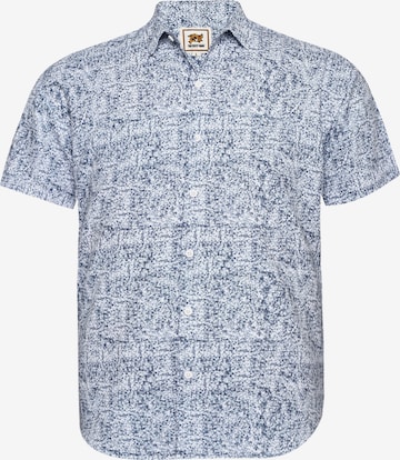 Campus Sutra - Ajuste regular Camisa 'Zoie' en azul: frente