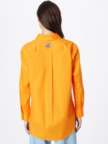 HUGO Bluzka 'Elodina' w kolorze pomarańczowy