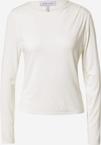 NU-IN - Camiseta en blanco: frente