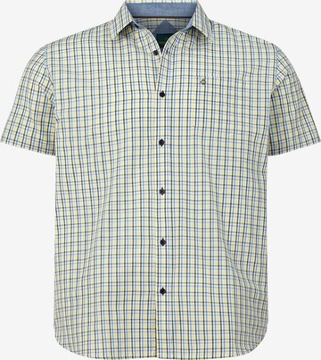 Charles Colby Comfort fit Button Up Shirt ' Duke Farnel ' in Green: front