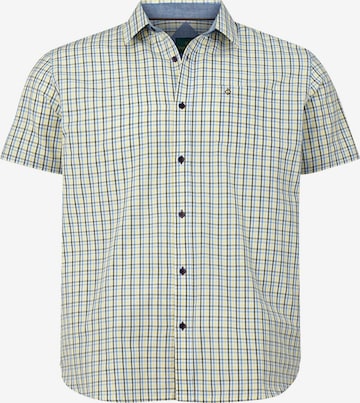 Charles Colby Comfort fit Button Up Shirt ' Duke Farnel ' in Green: front