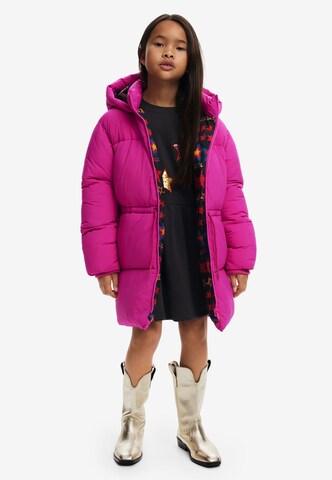 Desigual Winterjas in Roze