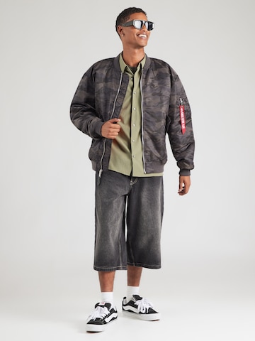 ALPHA INDUSTRIES Prechodná bunda 'MA-1 CS' - Čierna