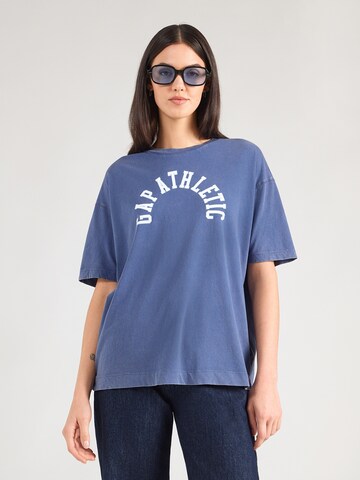 GAP Футболка оверсайз в Синий: спереди