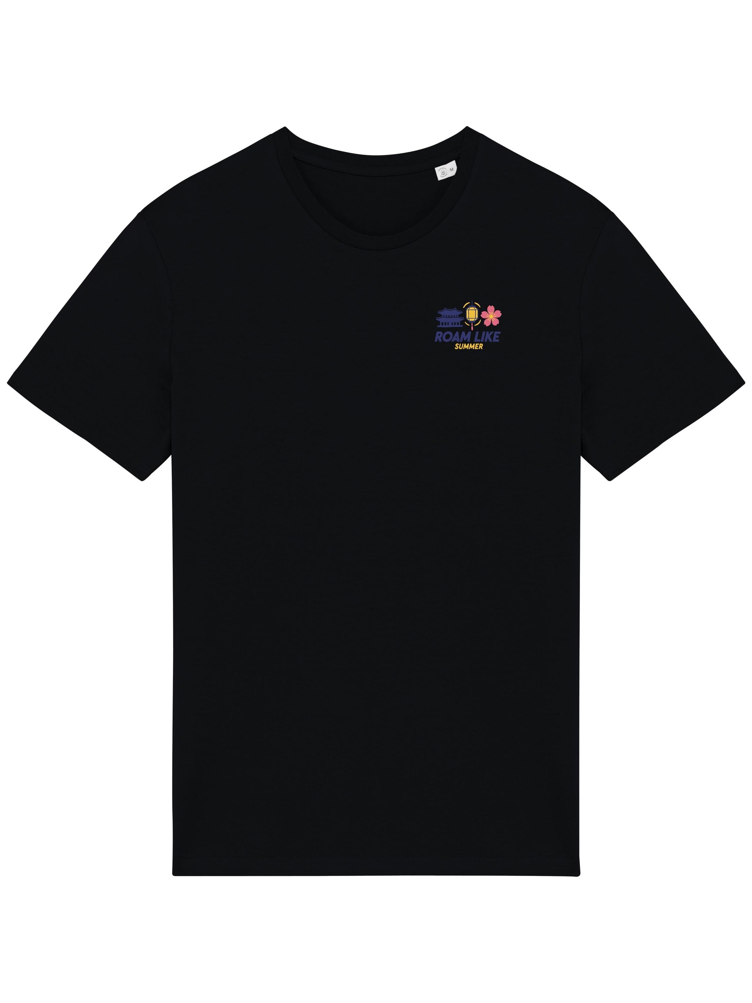RoamLikeSummer Shirt 'Zen Retreat' in Black: front