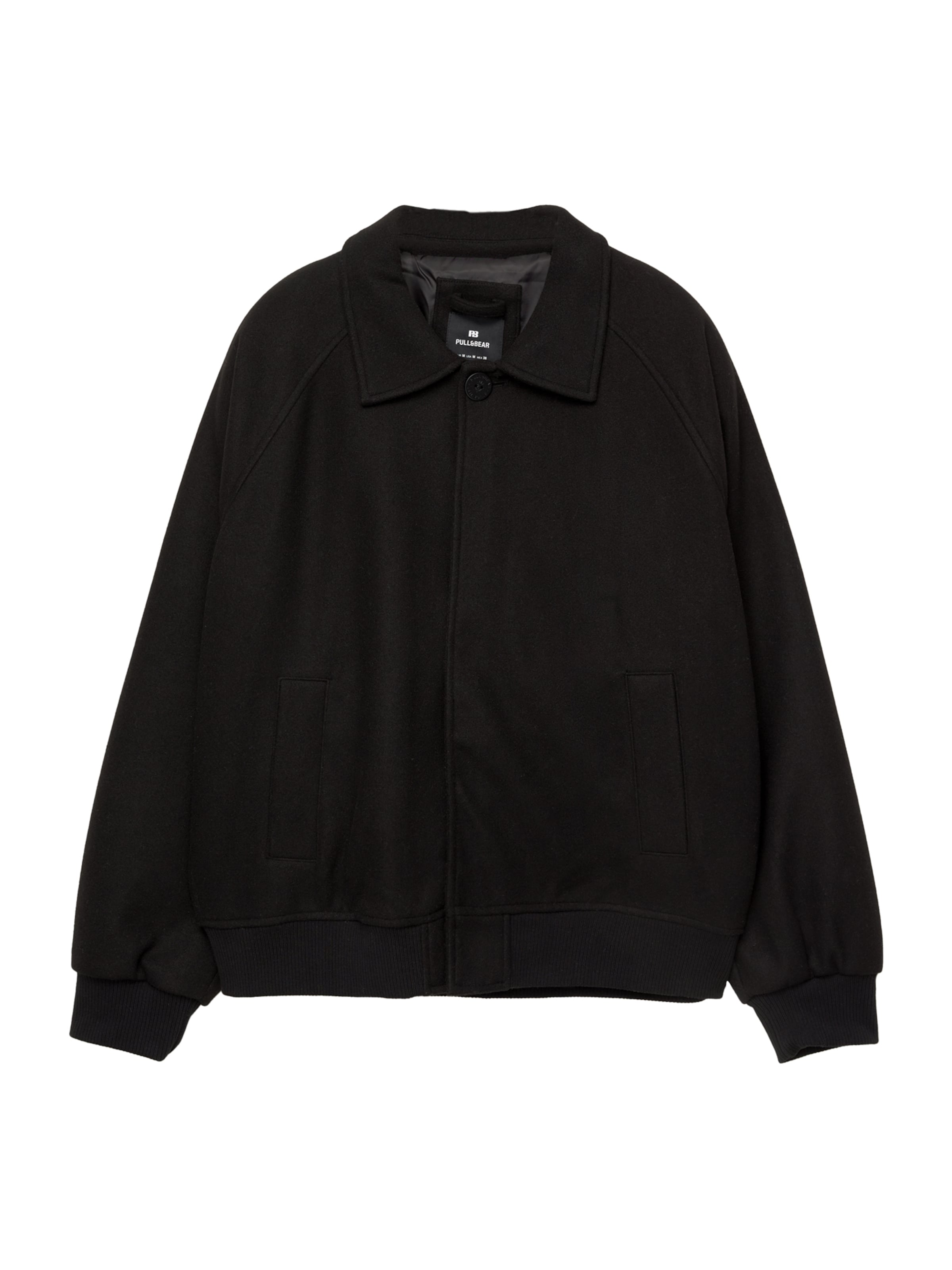 Pull&Bear Jacke in Schwarz: Vorderseite