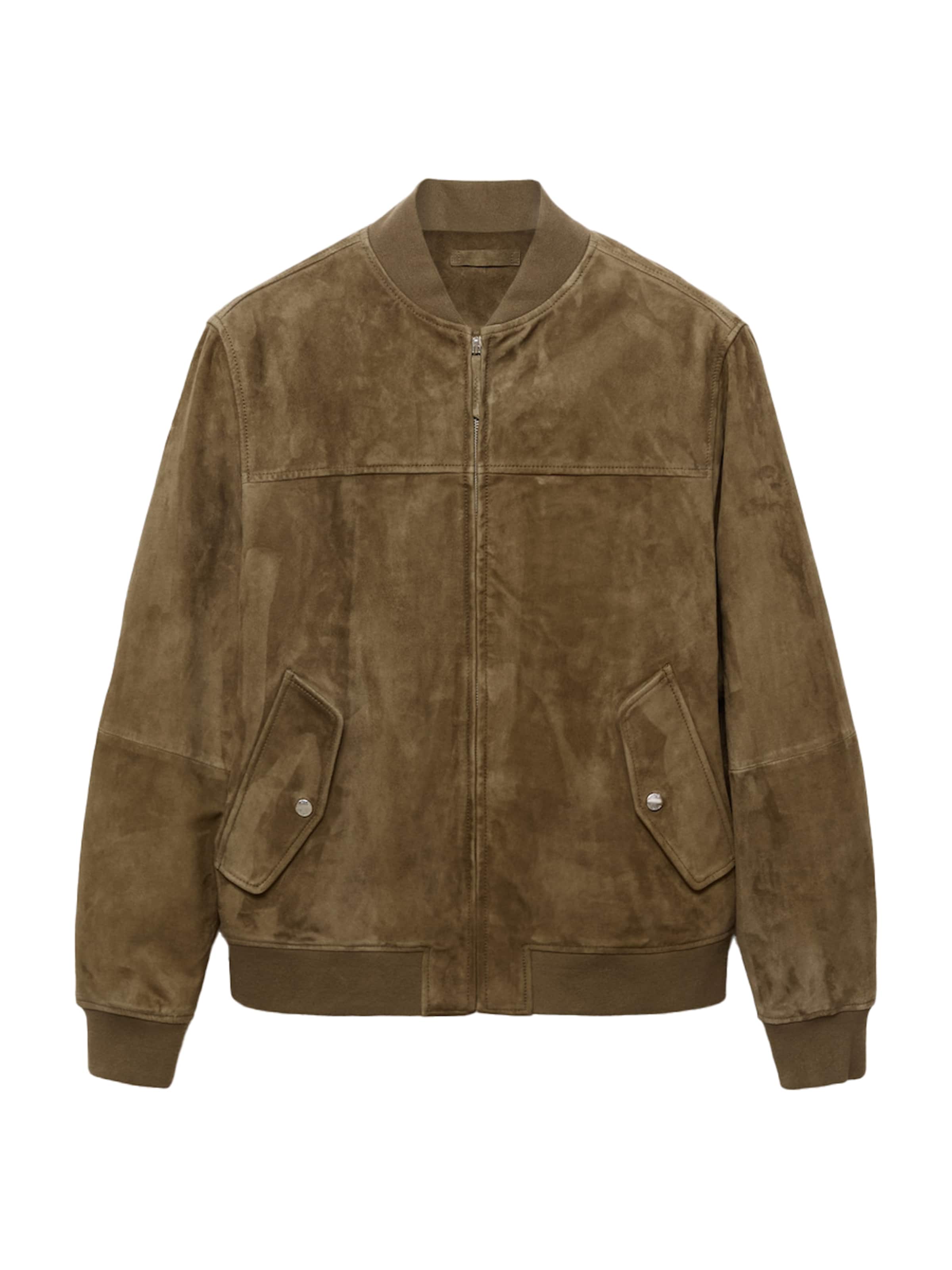 MANGO MAN Overgangsjakke 'MARIN' i brun: forside