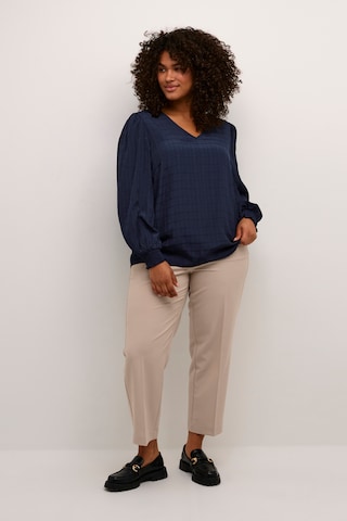 KAFFE CURVE Blouse 'Lisana' in Blue