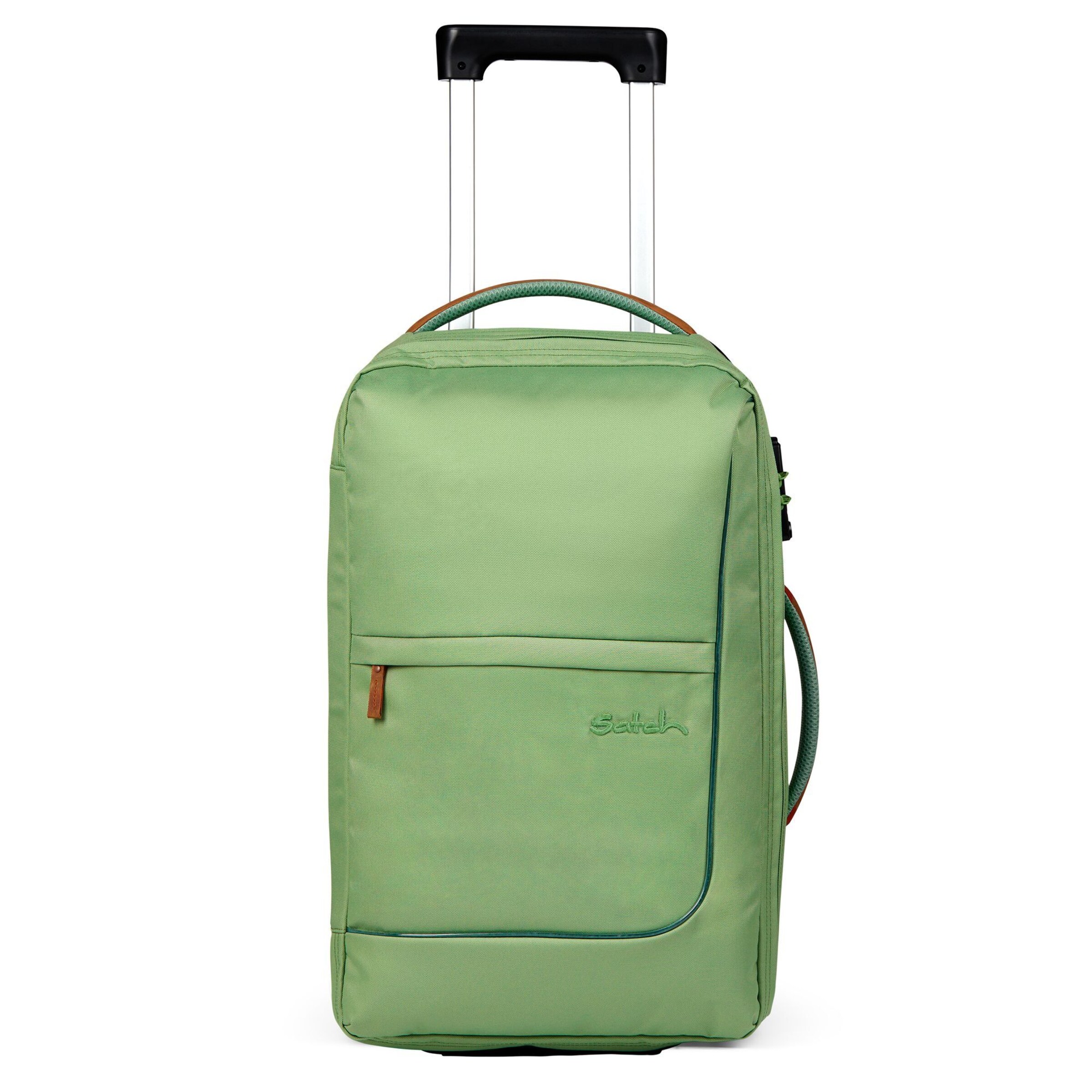 Satch Trolley 'Flow' in Green: front