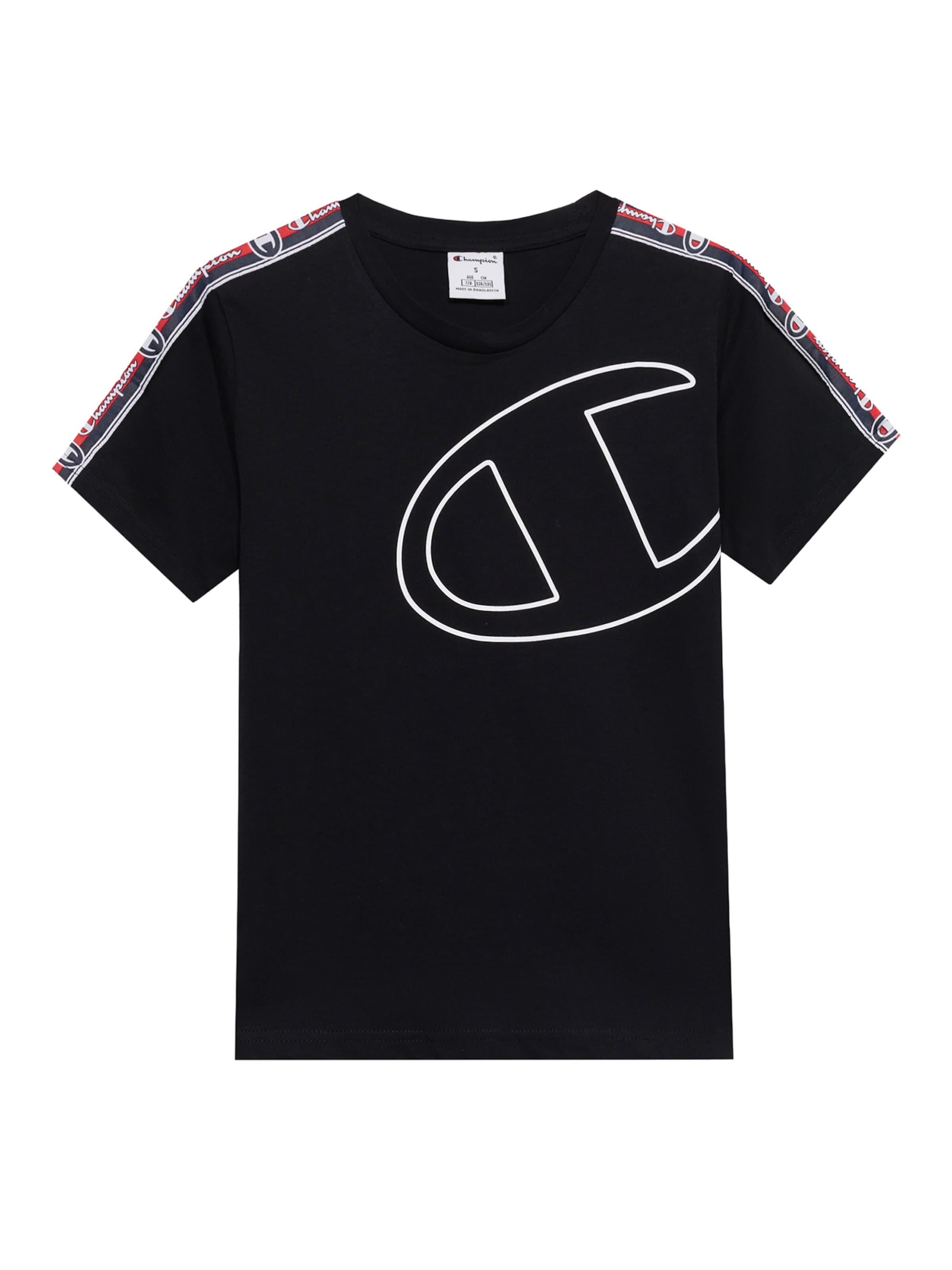 Champion - Camiseta en negro: frente