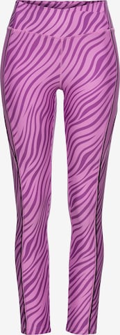 Skinny Pantaloni sportivi di LASCANA ACTIVE in lilla: frontale