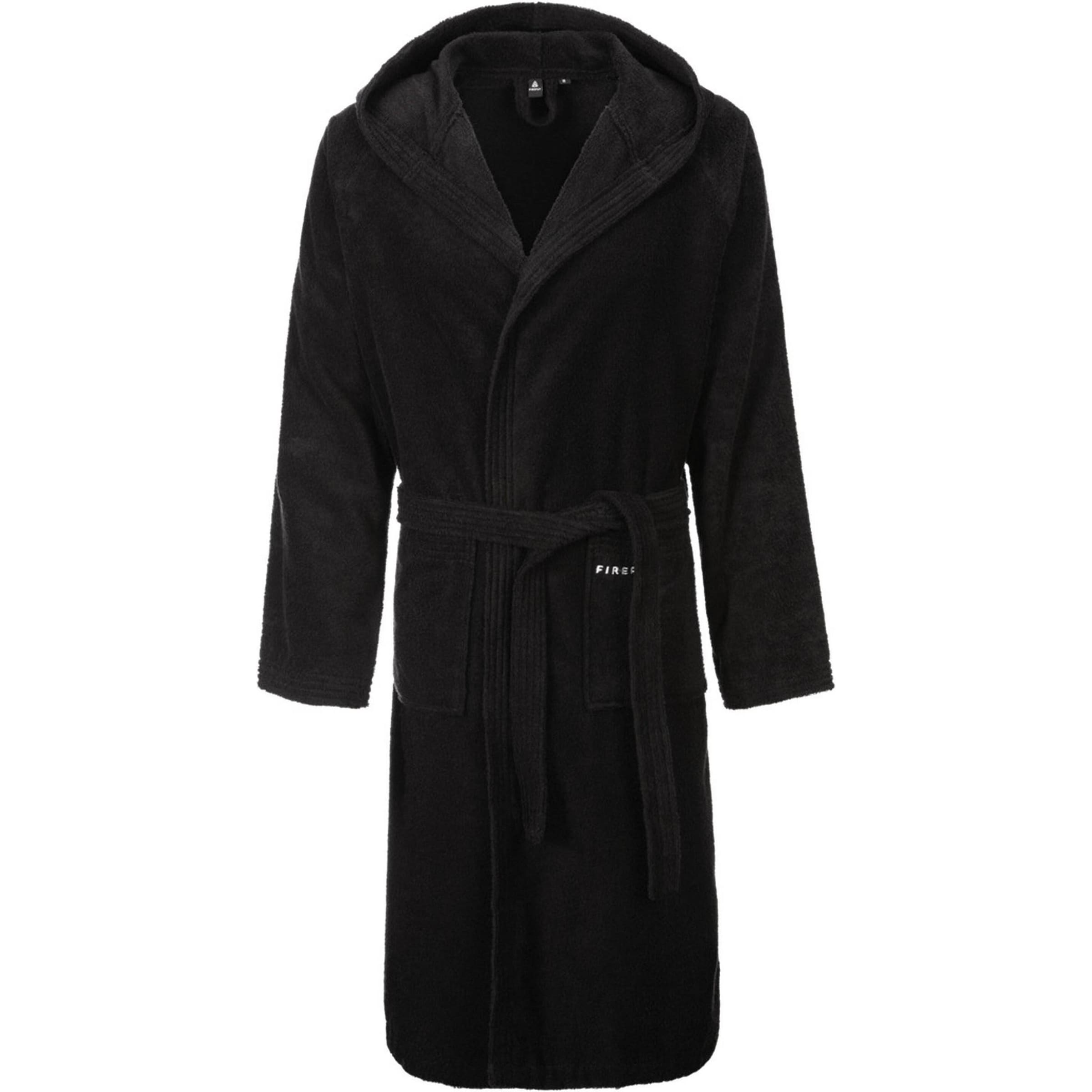FIREFLY Bademantel 'Ferry II' in Schwarz: Vorderseite
