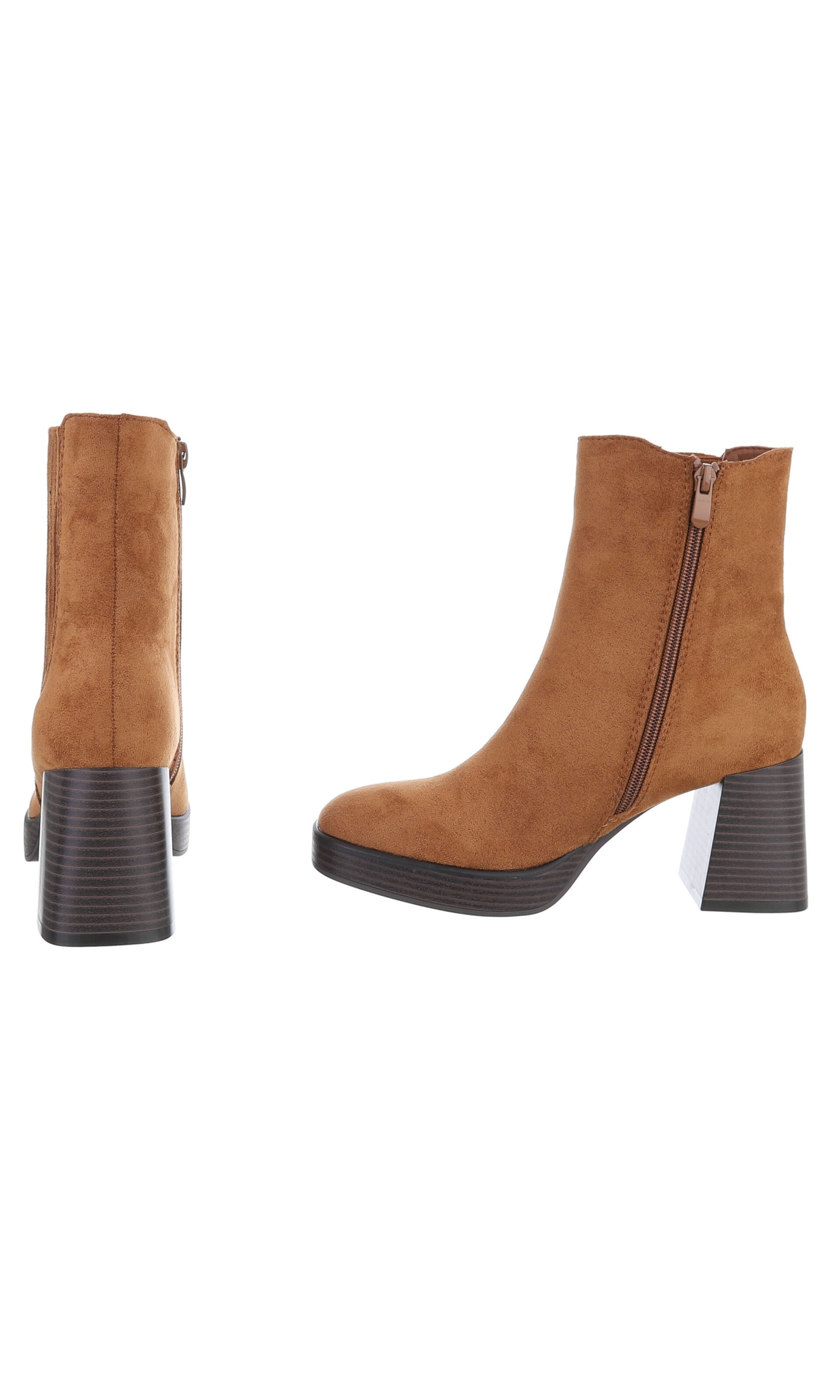 Ital-Design Stiefelette in Braun