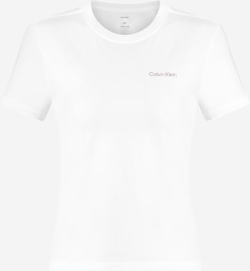Calvin Klein Μπλουζάκι σε λευκό: μπροστά