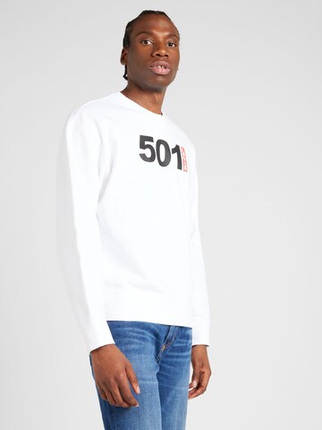 LEVI'S ® Sweatshirt 'Relaxd Graphic Crew' in White: front