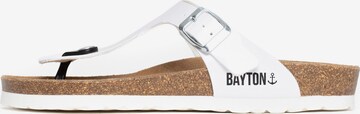 Bayton T-bar sandals 'Mercure' in White: front