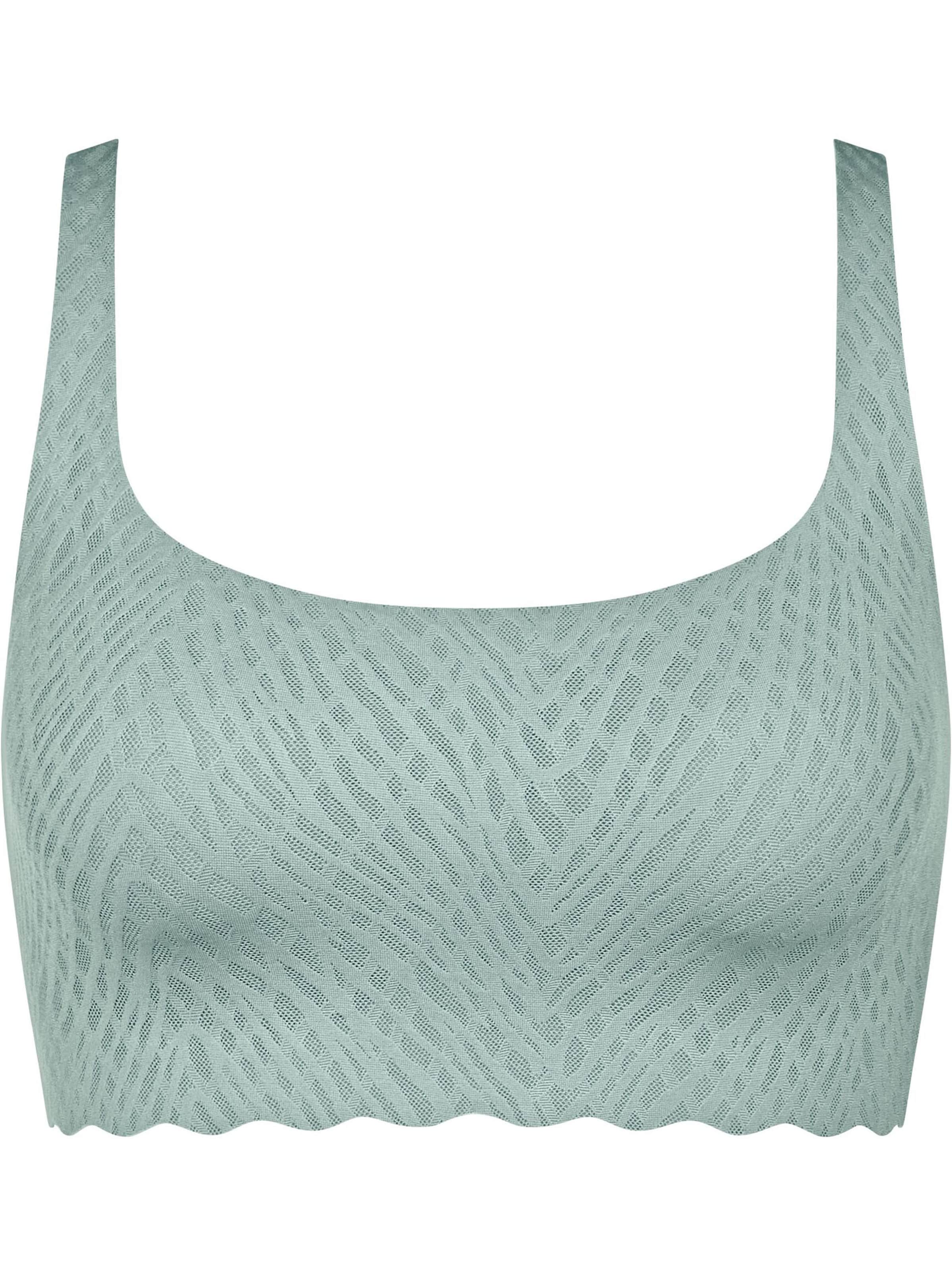 SLOGGI Bra ' ZERO Feel Bliss Top ' in Blue: front