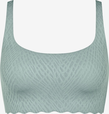 SLOGGI Bralette Bra ' ZERO Feel Bliss Top ' in Blue: front