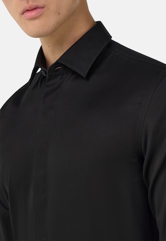 Boggi Milano Regular fit Button Up Shirt in Black