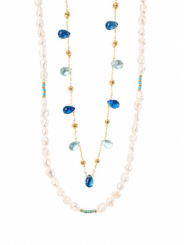 Collana 'Arielle' di RteRme in blu: frontale