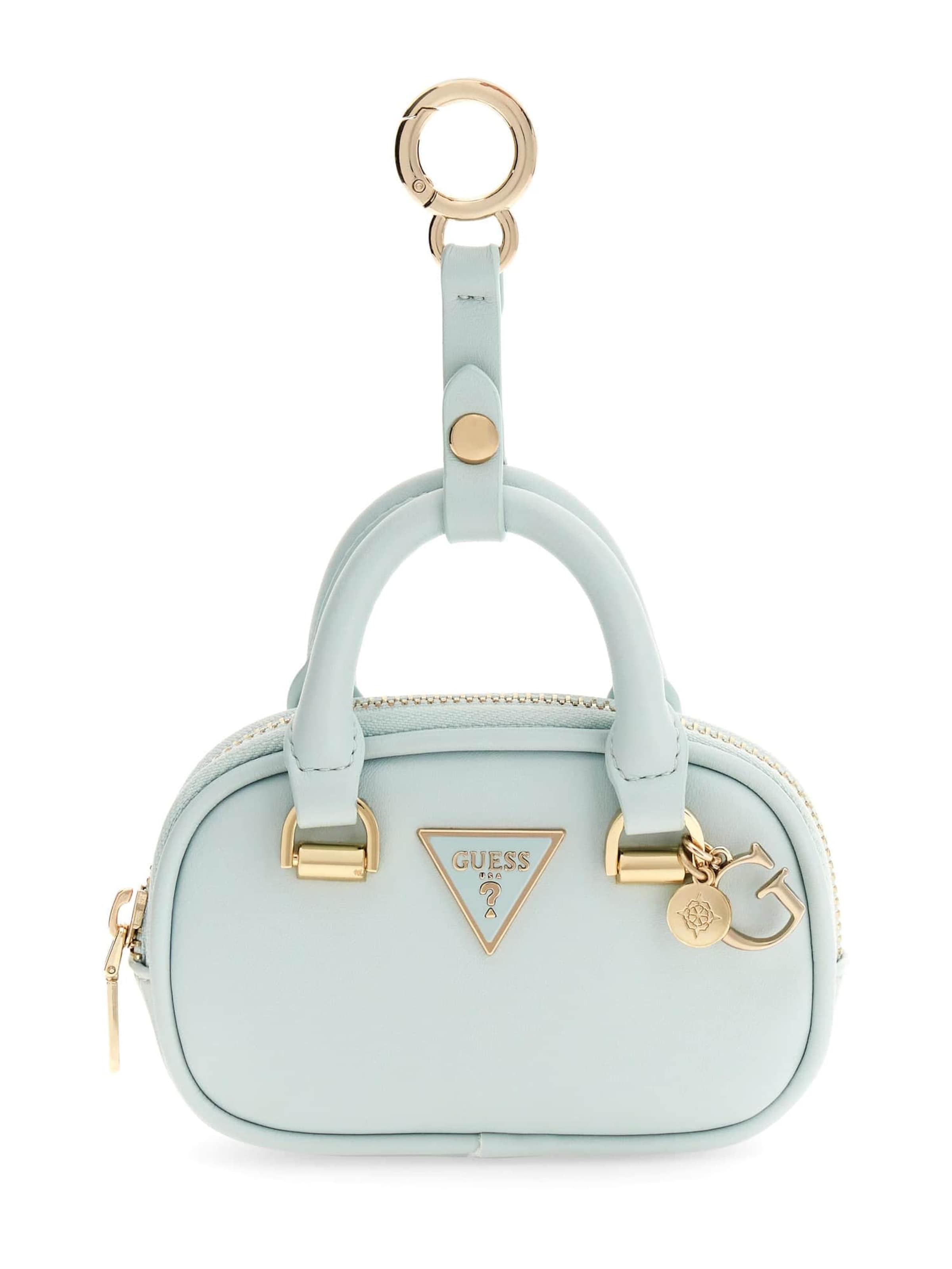 GUESS Key Ring in Blue: front