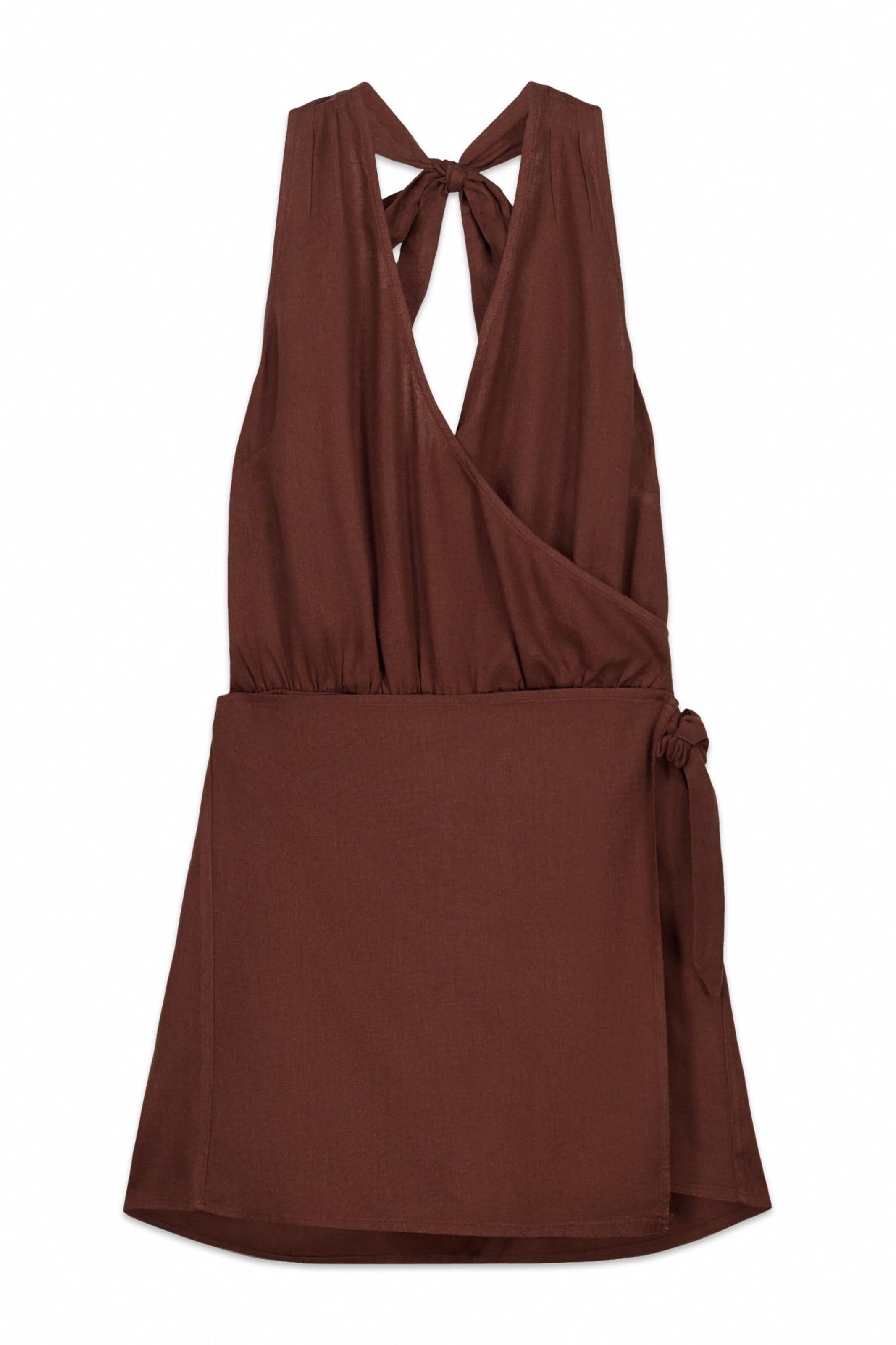 Women' Secret Jumpsuit in Bruin: voorkant