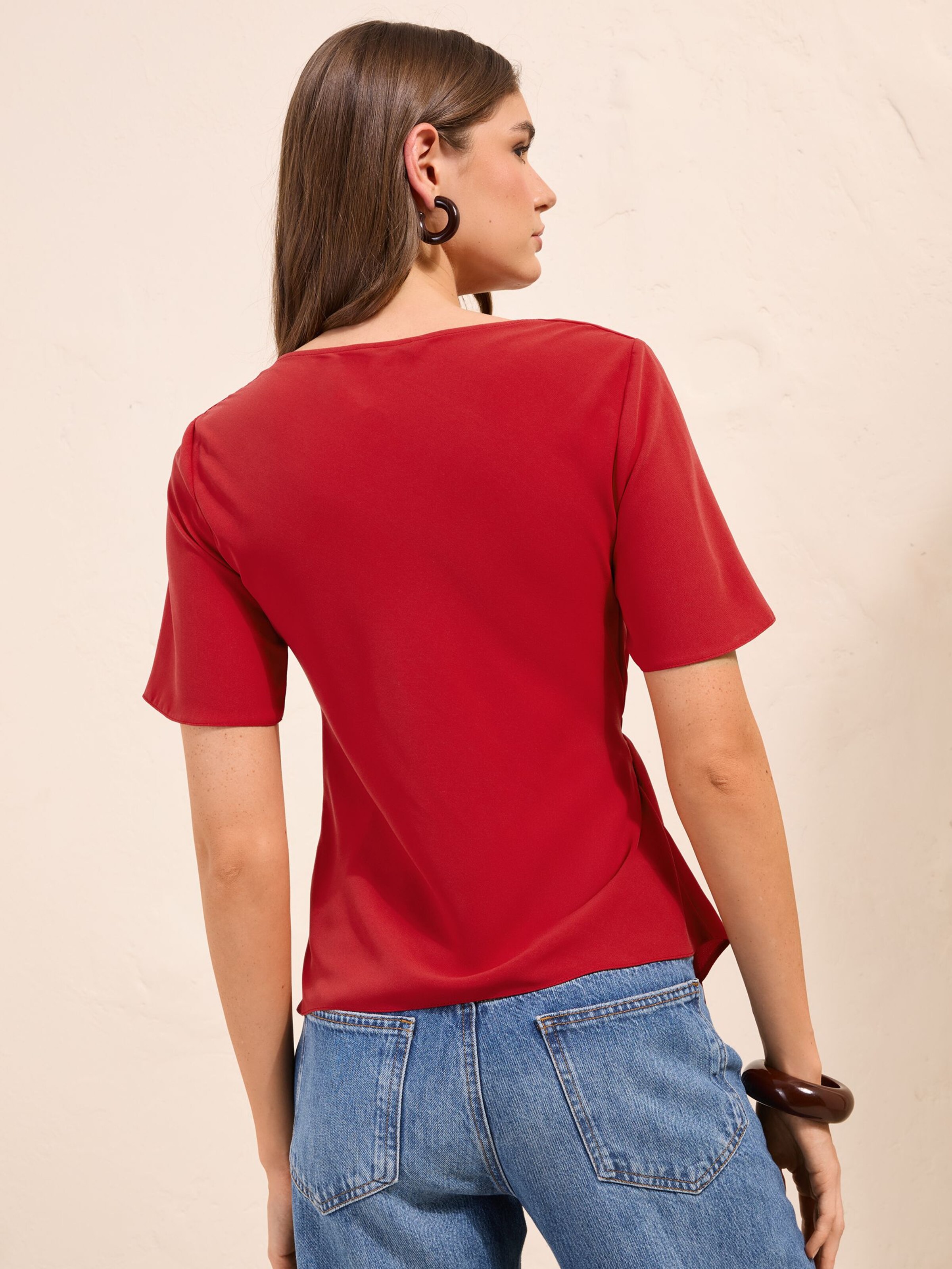 Camicia da donna di Friends Like These in rosso