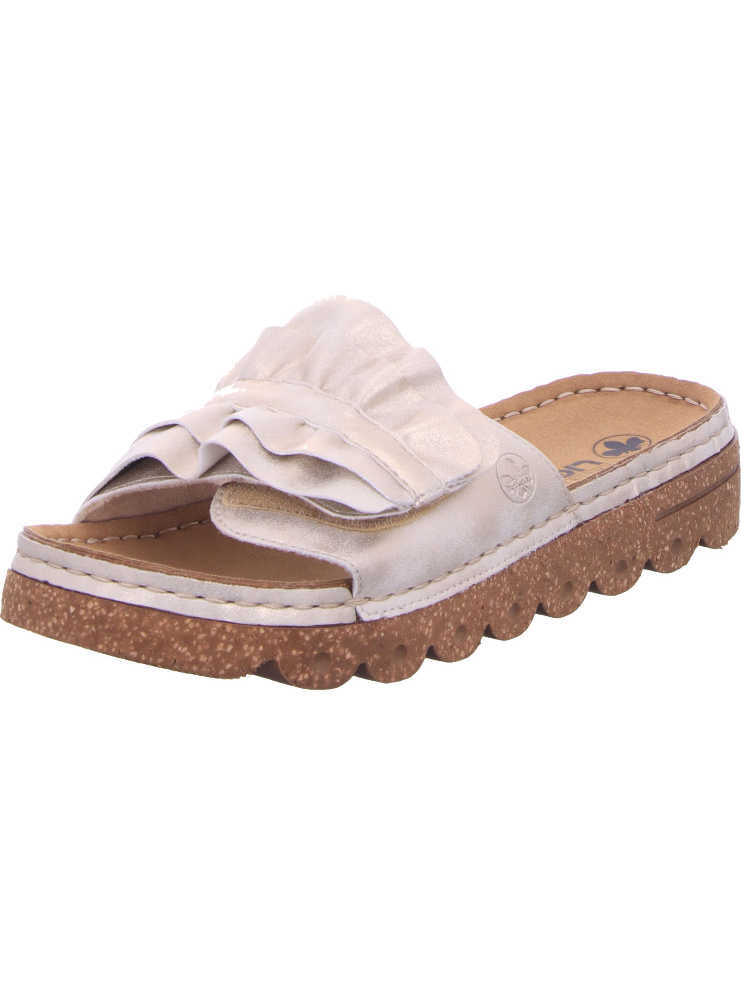 Mule Rieker en beige : devant