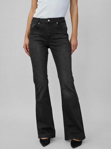 My Essential Wardrobe Bootcut Jeans 'The Dakota' in Schwarz: Vorderseite