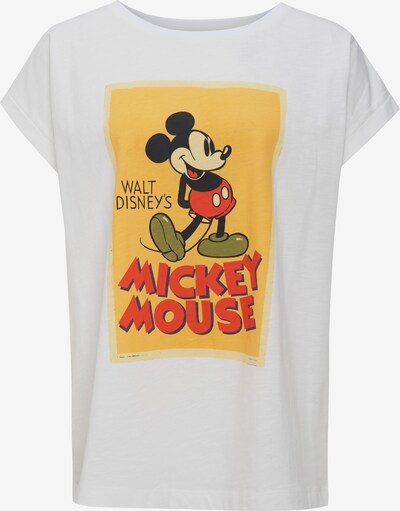 Recovered T-Shirt in gelb / rot / schwarz / weiß, Produktansicht