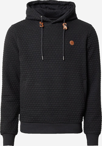 INDICODE JEANS Sweatshirt 'Adams' in Black: front