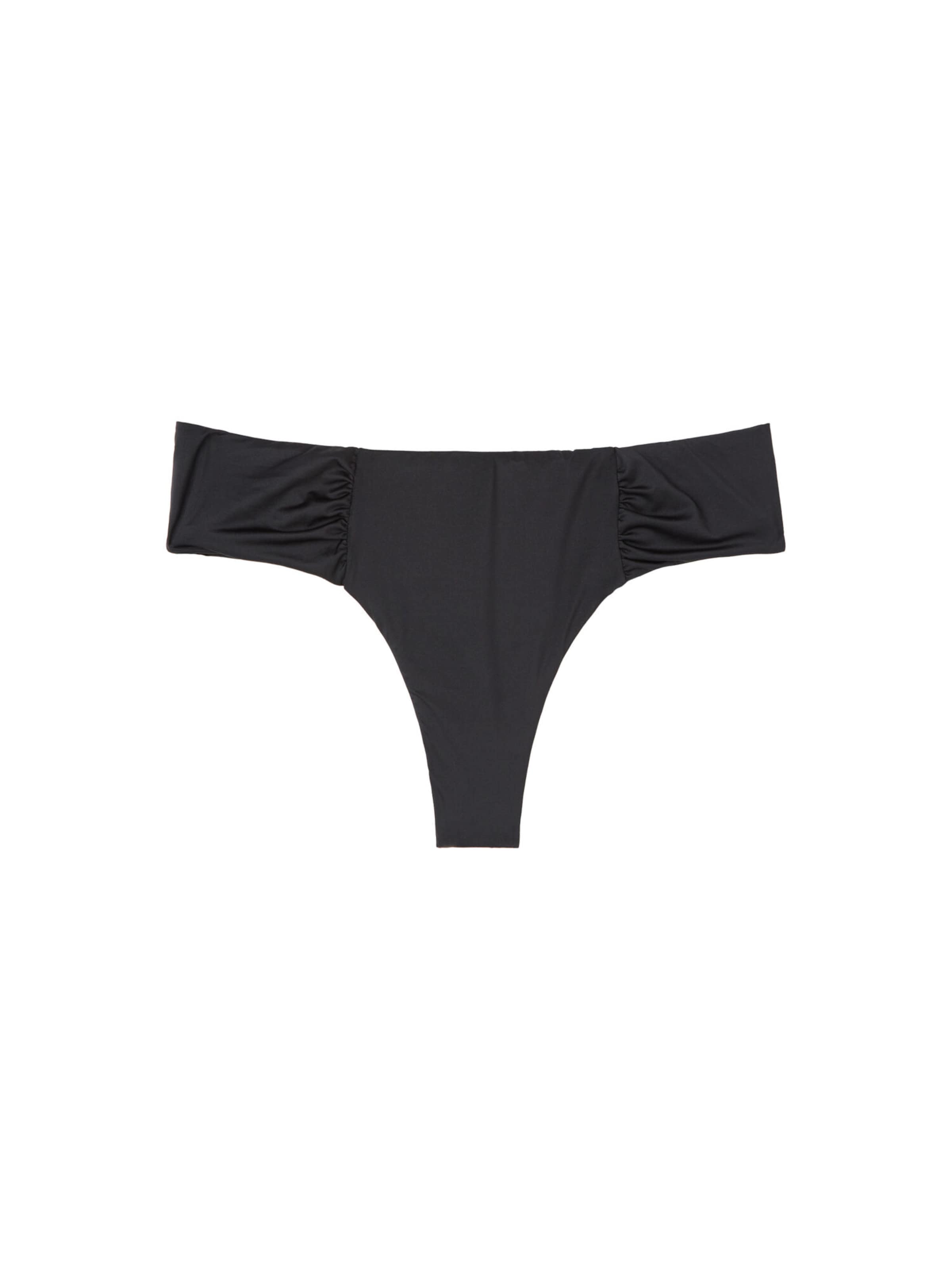 Tezenis Bikini Bottom in Schwarz: Vorderseite