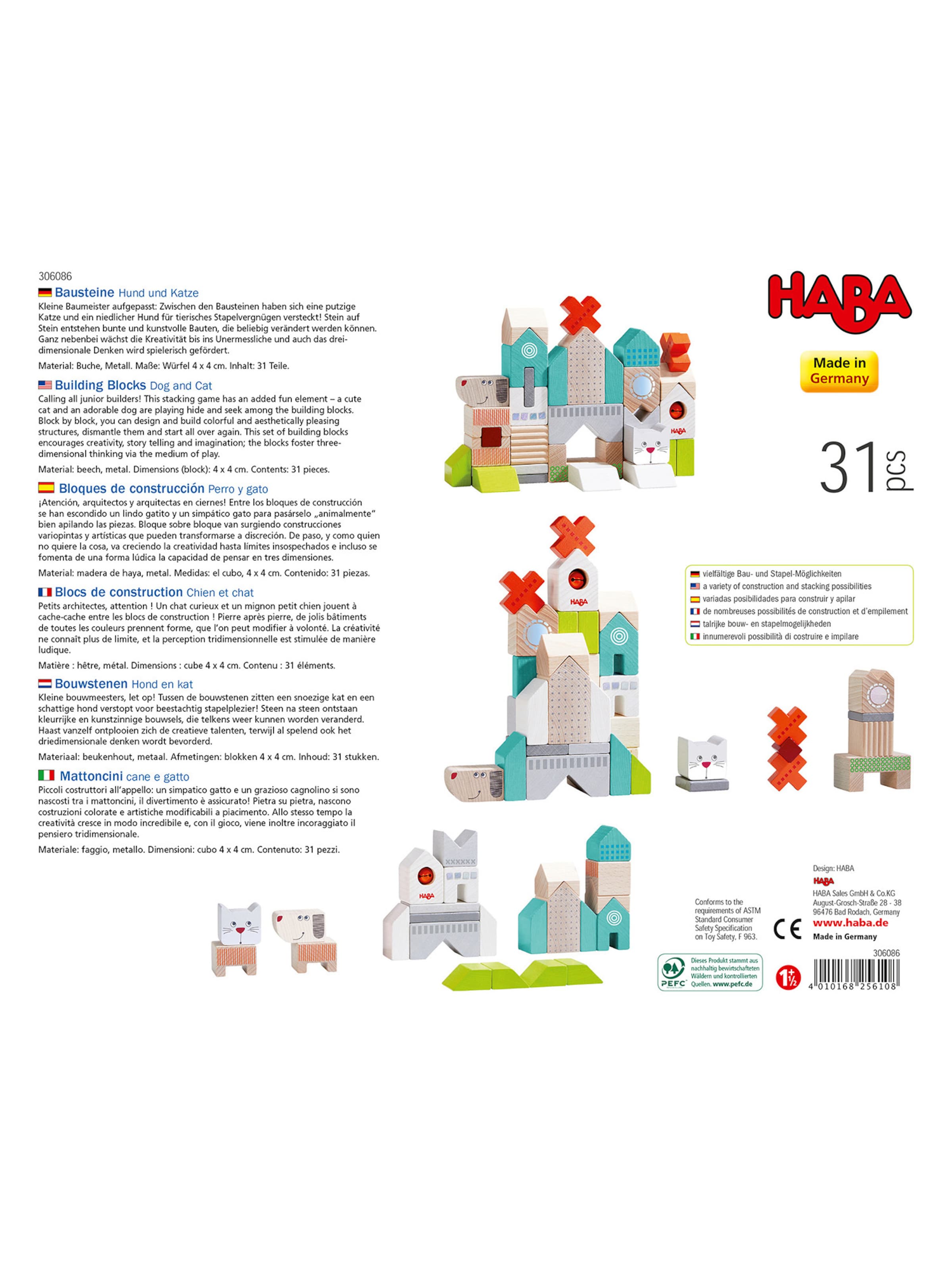 HABA Game ' Hund und Katze ' in Mixed colors