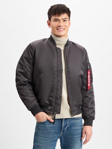 ALPHA INDUSTRIES Between-season jacket in Grey: front