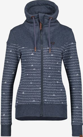 Alife and Kickin Sweatjacke 'ValenaAK' in Blau: predná strana