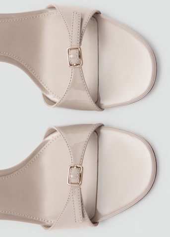 MANGO - Sandalias en beige