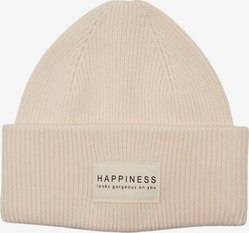 ONLY Beanie 'ALPHA' in White: front