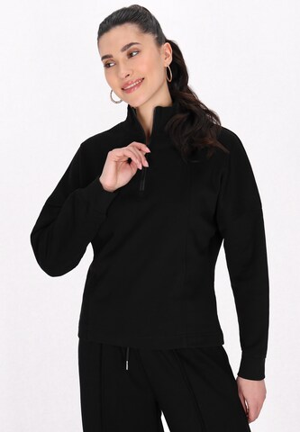 faina Athlsr Athletic Sweatshirt in Black: front