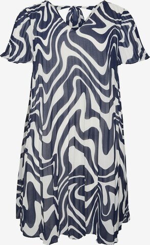 Vero Moda Curve Jurk 'Kate' in Blauw: voorkant