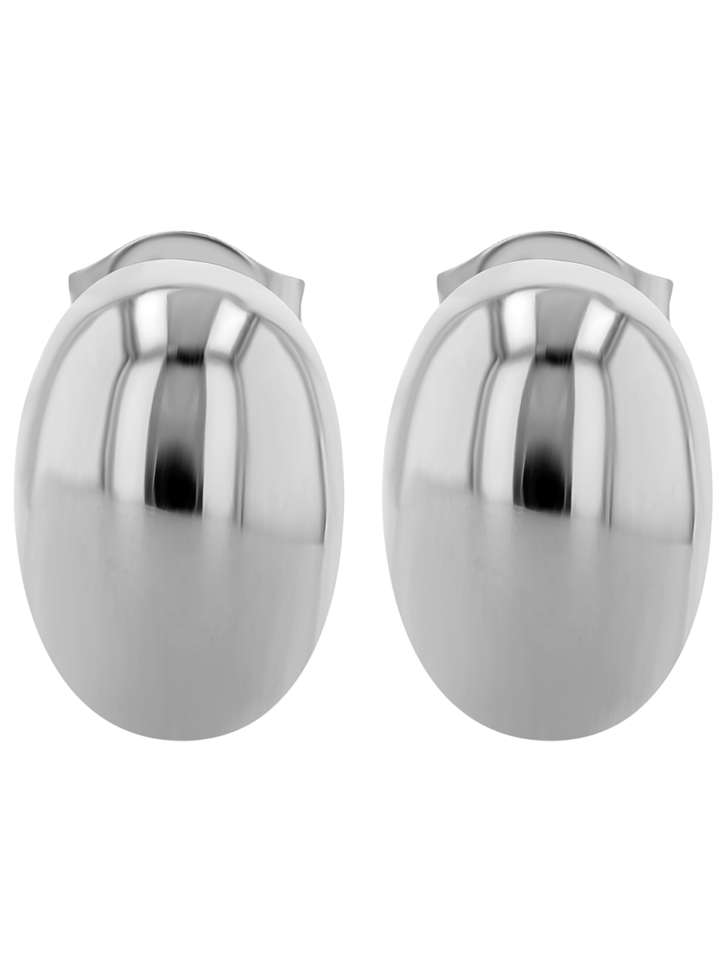 Akzent Earrings 'langlebig' in Silver: front
