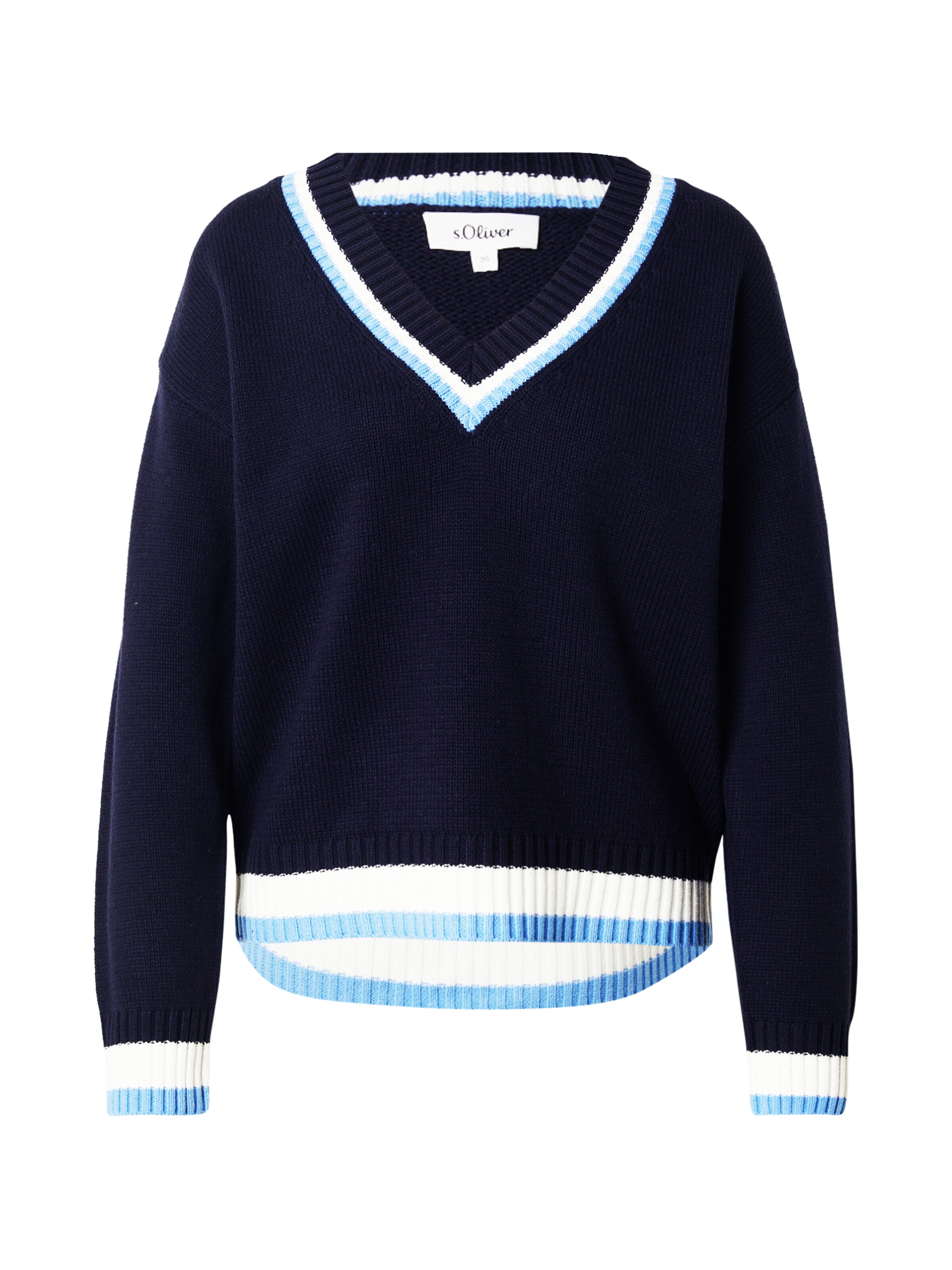 Pull-over s.Oliver en bleu : devant