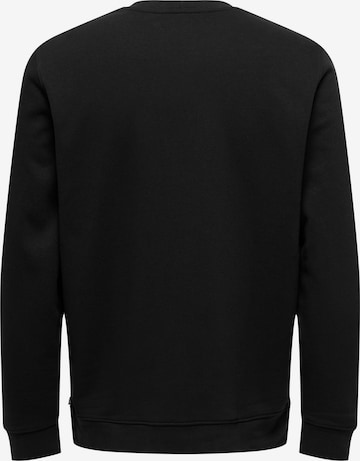 Only & Sons Sweatshirt 'OLIVER' i svart