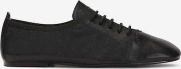 KazarCipele na vezanje - crna boja: prednji dio