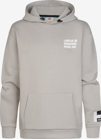 Petrol Industries Sweatshirt in Grijs: voorkant
