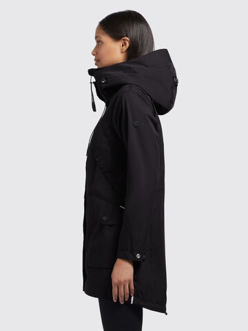 Parka di mezza stagione di khujo in nero