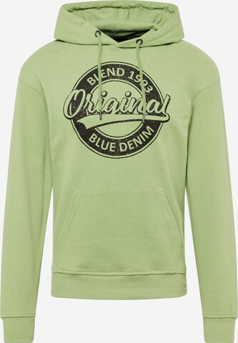 BLEND Sweatshirt in Green: front