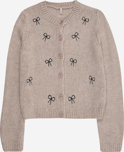 ONLY GIRLS Kardigan 'KOGCODY' u bež / crna, Pregled proizvoda